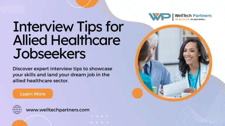 Interview Tips for Allied Healthcare Jobseekers
